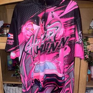 Pink Graphic track racing Harley Quinn Shirt
